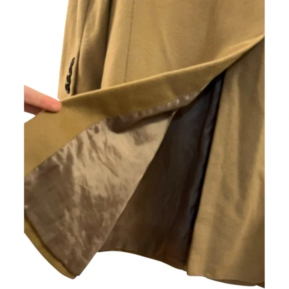 Banana Republic | Camel Colored Wool Cashmere Blend Top Coat - Picture 11 of 16